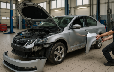 Кузовной ремонт Skoda Octavia: слабые места и как вернуть идеальный вид