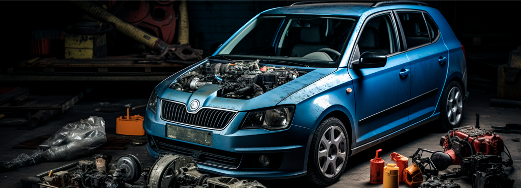 Skoda fabia 2 замена двигателя