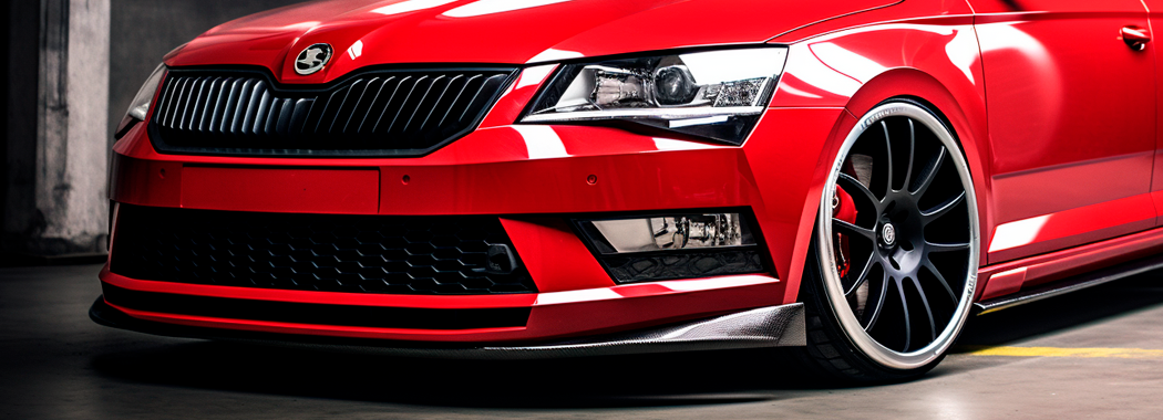 снять передний бампер Skoda Octavia A7