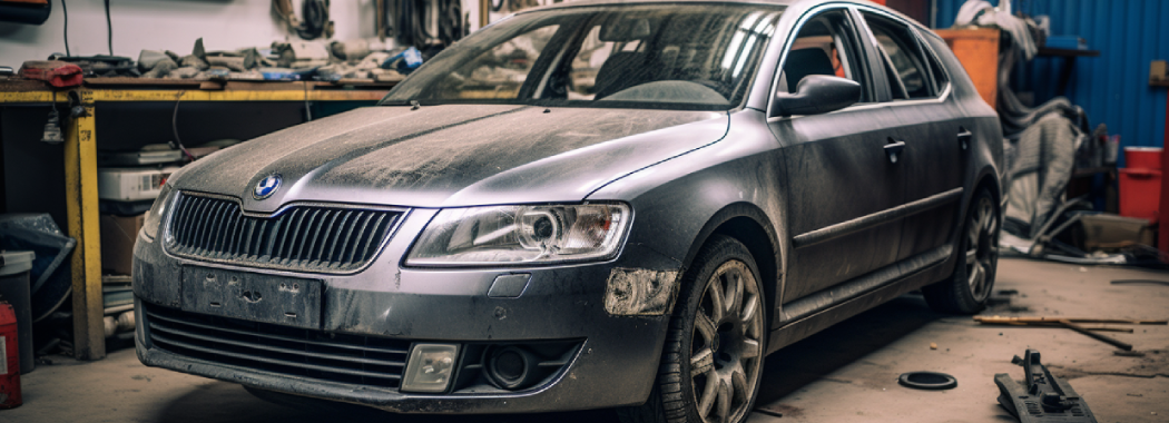 Замена передних колодок на Skoda Octavia Tour