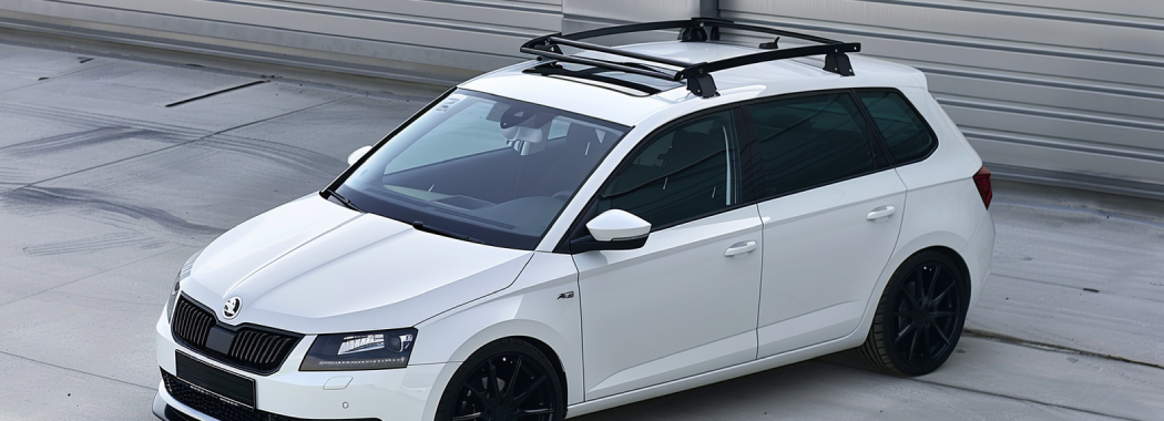 skoda fabia багажник на дах, багажники skoda fabia