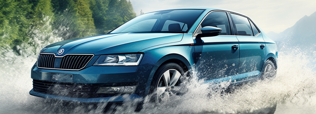 skoda octavia a5 вода в багажнику 